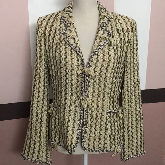 Anne Klein Jackets & Blazers - 2 for $20 Anne Klein blazer gold and brown size 6